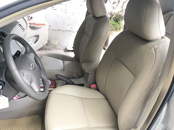 Bọc ghế da xe Toyota Altis các mẫu đẹp giá rẻ may tại Xưởng HN