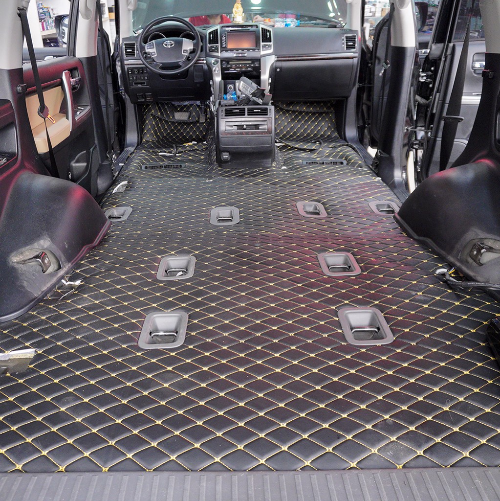 Trải lót sàn da cao cấp xe Toyota Prado tại tphcm – MƯỜI HÙNG AUTO