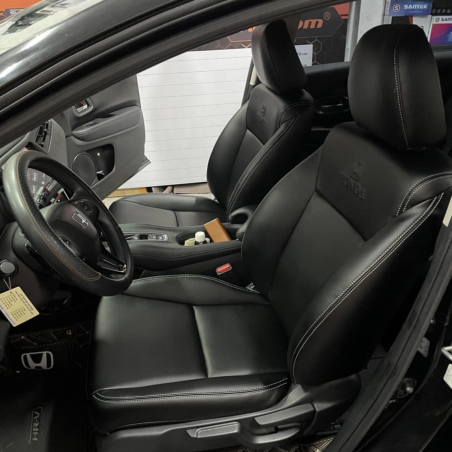 Bọc Ghế Da Xe Honda Civic 2022 Màu Đen Chỉ Đỏ Cao Cấp – MƯỜI HÙNG AUTO